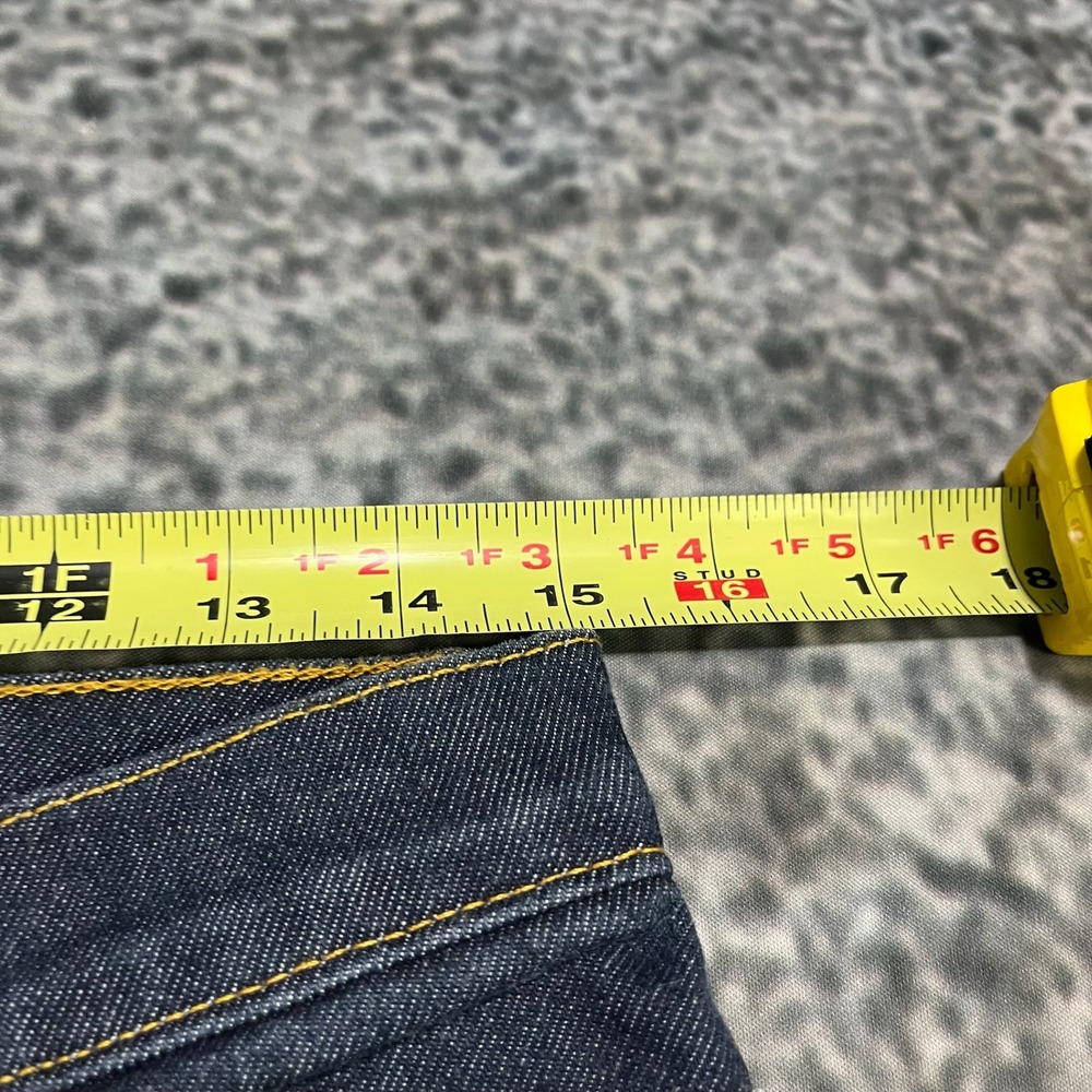 Polo Jeans Co. Womens 6 (30x32) Blue Stretch Bootcut W/ Snaps Western Low Rise - Picture 9 of 16